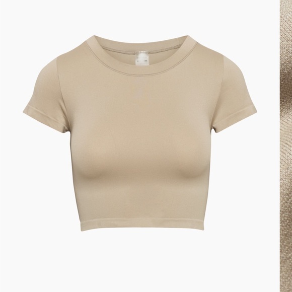 Sunday Best Sinch Smooth Willow Cropped T-Shirt - Picture 2 of 3